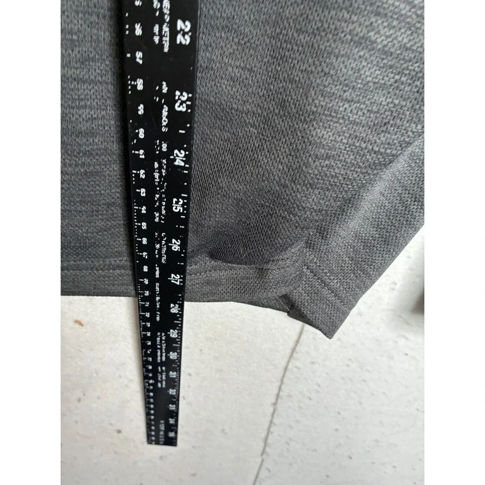 Orvis Mens Full Zip Fleece‎ Jacket Charcoal Gray Black Contrast Medium 1522009